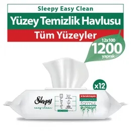 Sleepy Easy Clean Yüzey Temizlik Havlusu 600 Adet