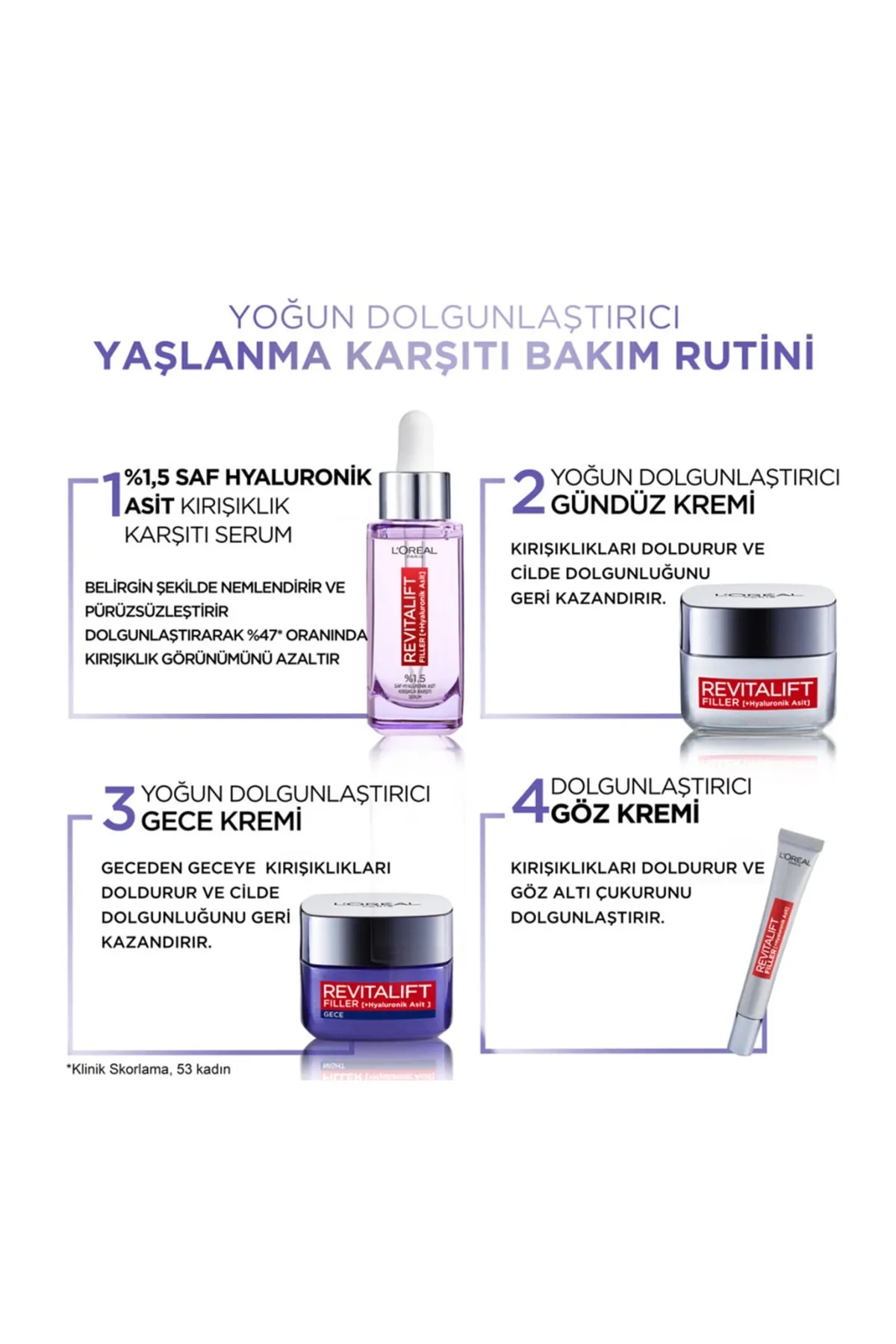 L’Oréal Paris Revitalift Filler Göz Kremi 15 Ml