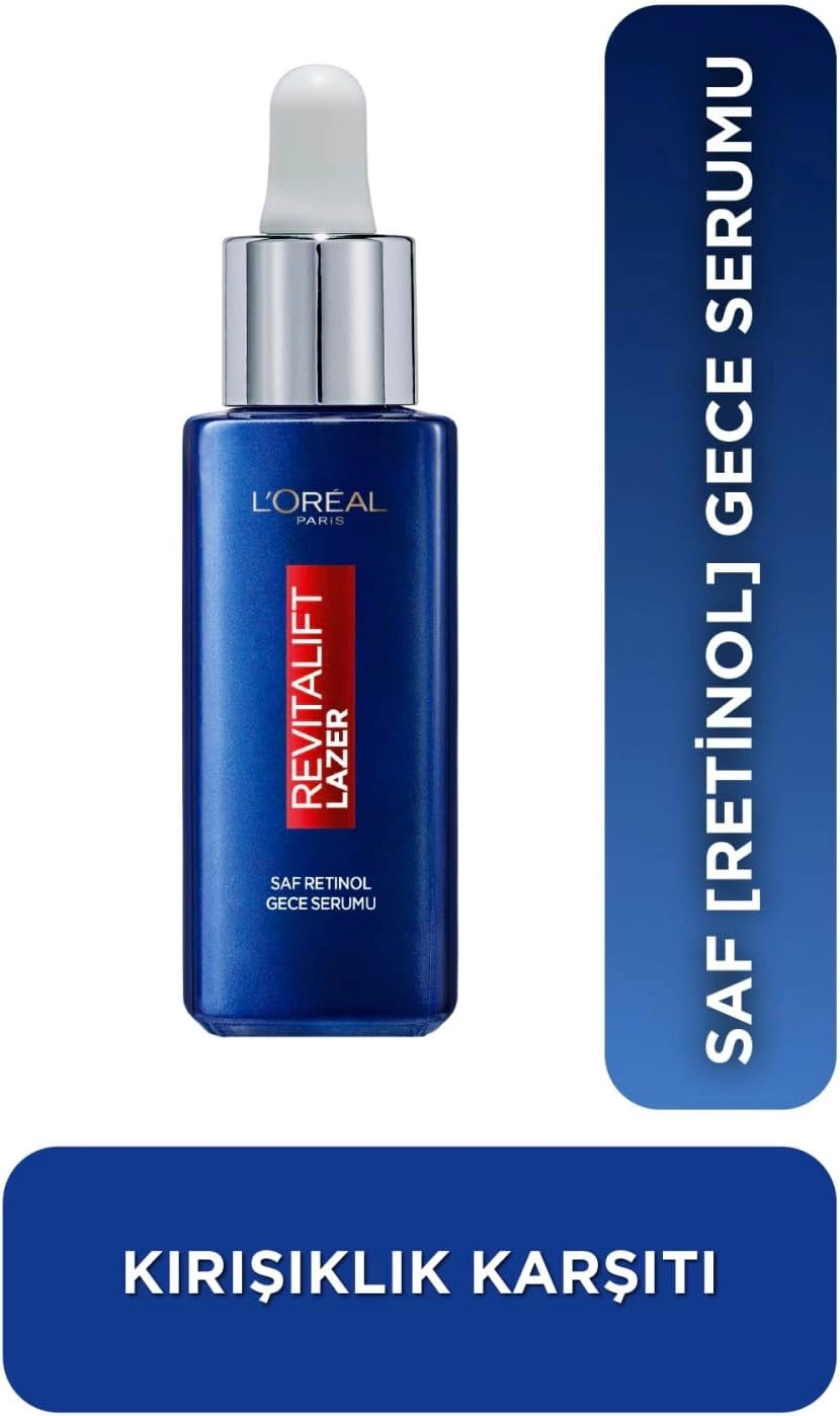 L’Oreal Paris Revitalift Lazer Derin Kırışık Karşıtı Saf Retinol Yüz Serumu 30 ml