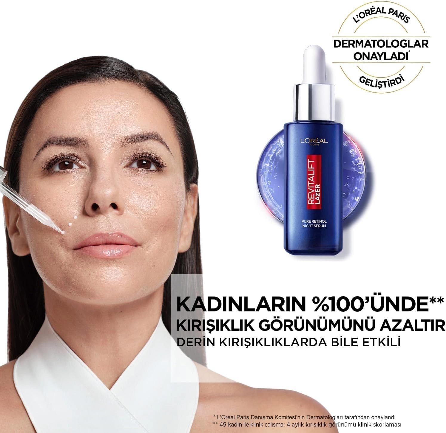 L’Oreal Paris Revitalift Lazer Derin Kırışık Karşıtı Saf Retinol Yüz Serumu 30 ml
