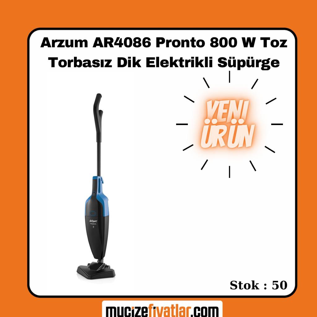 Arzum AR4086 Pronto 800 W Toz Torbasız Dik Elektrikli Süpürge