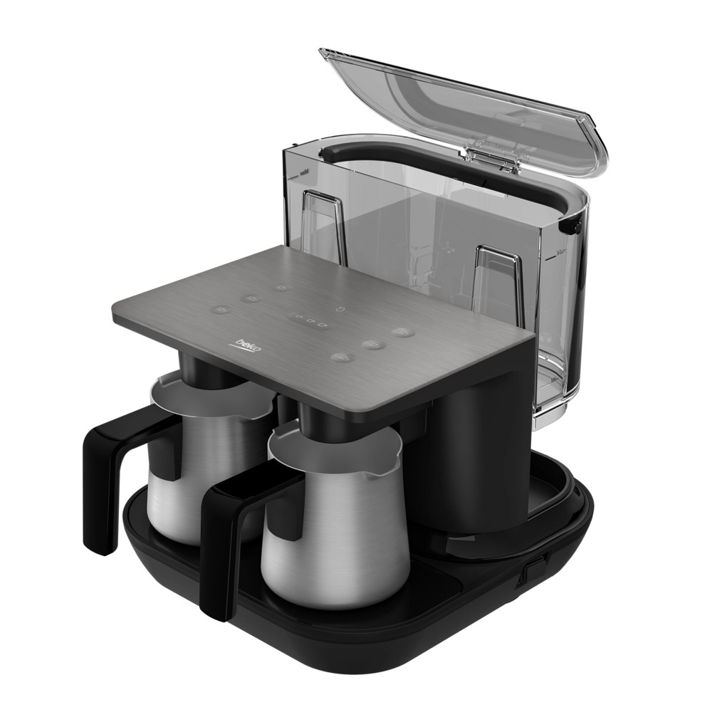 Beko TKM 8961 A Keyf Antrasit Çelik İkili Türk Kahve Makinesi