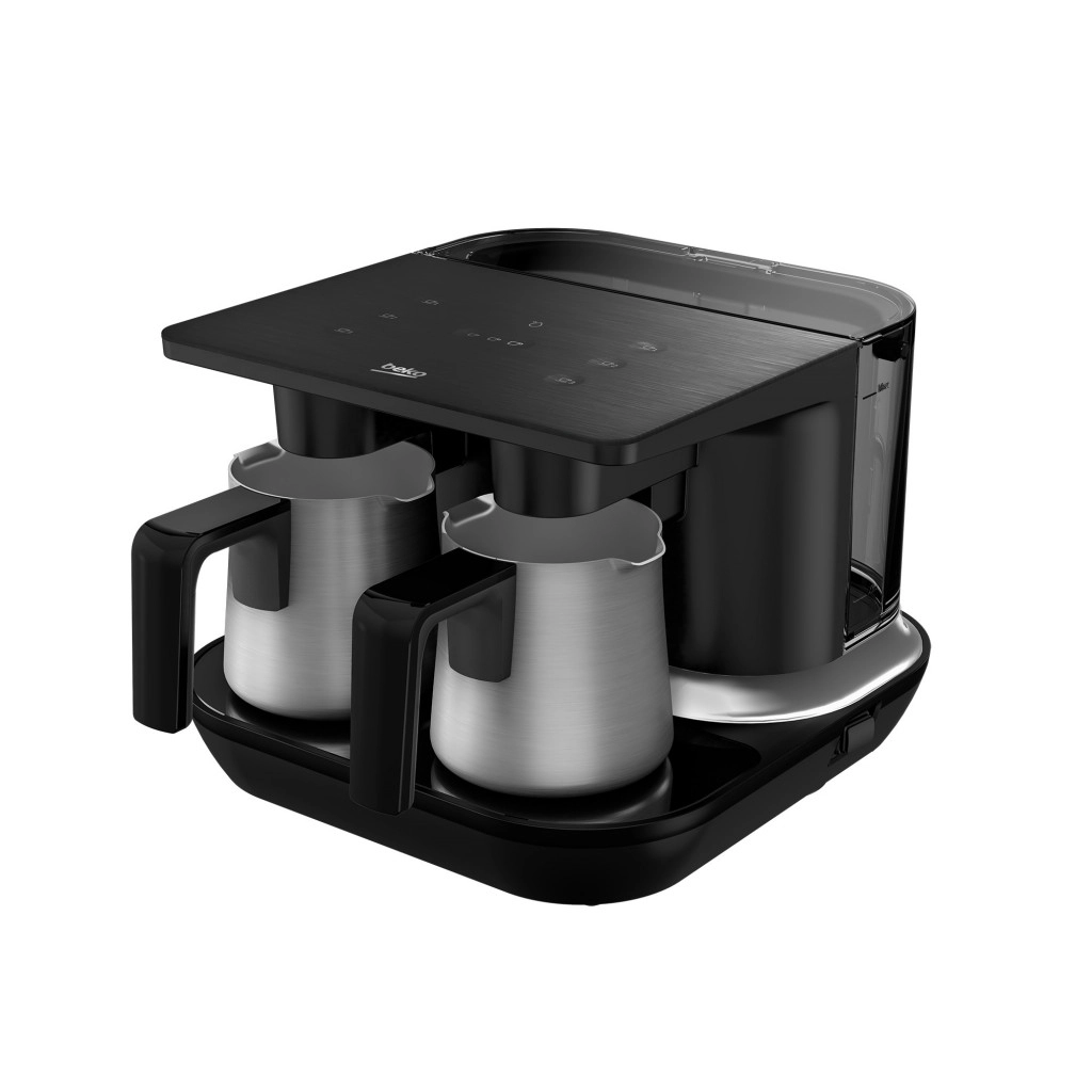 Beko TKM 8961 S Keyf Siyah Çelik İkili Türk Kahve Makinesi