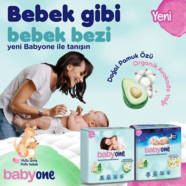 Babyone Bebek Bezi Eko Paket 128 Adet No: 3