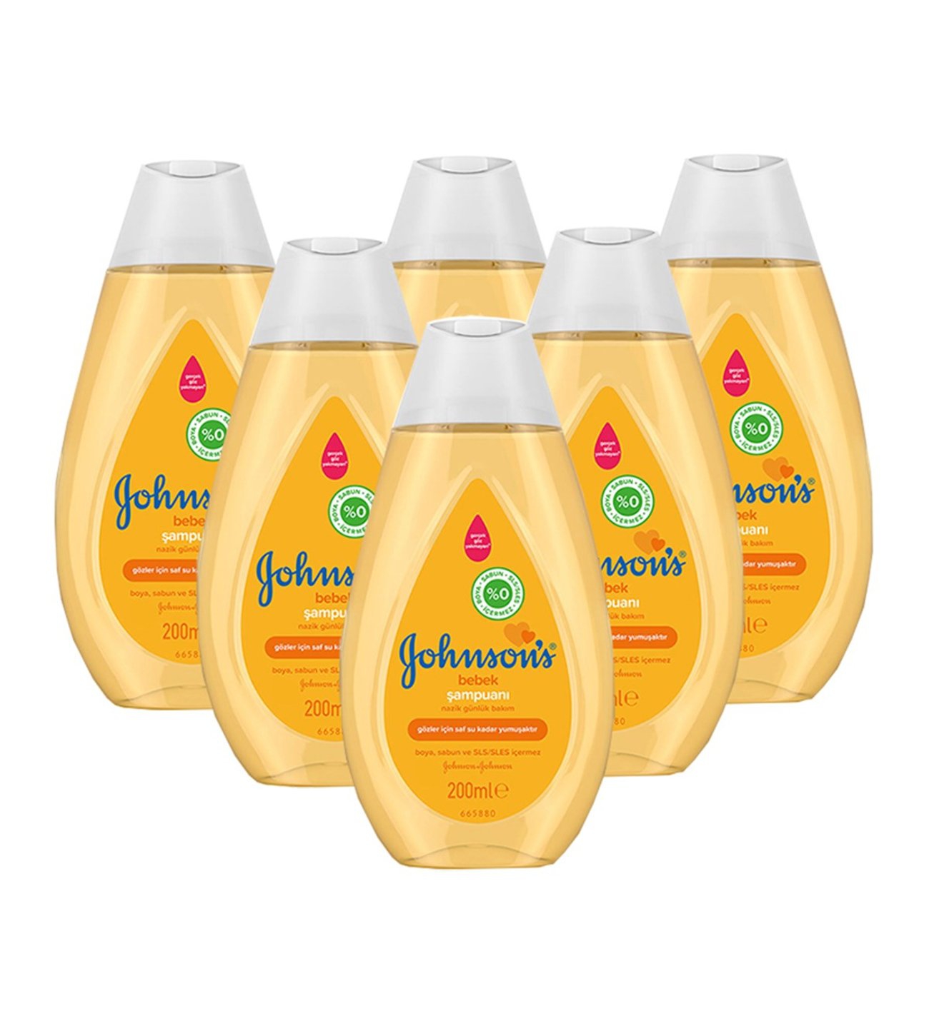 Johnson’s Baby Şampuan 200 ml X 6 Adet