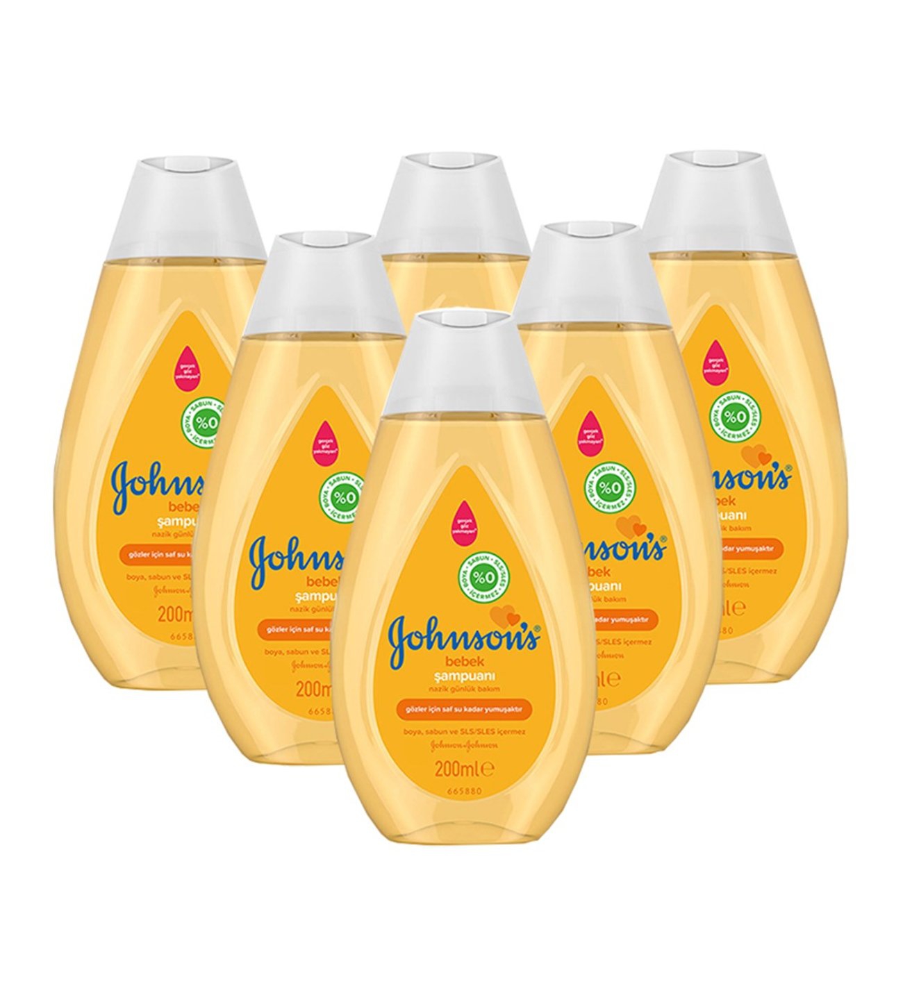 Johnson’s Baby Şampuan 200 ml X 6 Adet