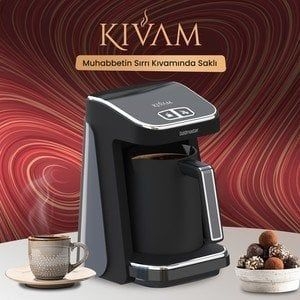 Goldmaster GM8380AN Kıvam Geniş Hazne Antrasit Türk Kahve Makinesi