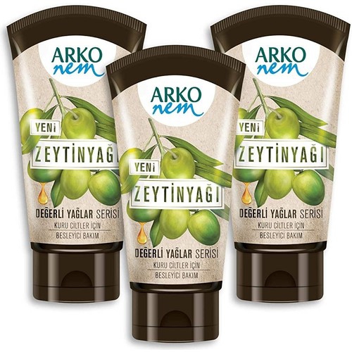 Arko Nem Krem Değerli Yağ Zeytinyağı 60ml X 6 Adet