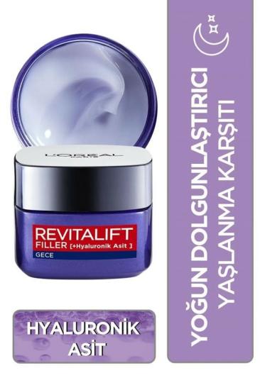 L’Oréal Paris Revitalift Filler Gece Kremi 50 Ml