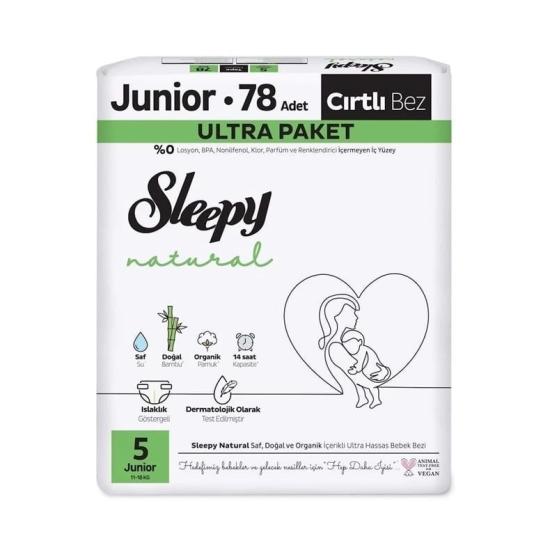 Sleepy Natural 5 Numara Junior 78’li Bebek Bezi