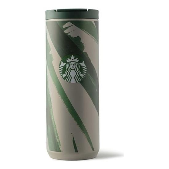 Starbucks® Klasik Seri Termos - Gri-Yeşil Renkli 473 ml