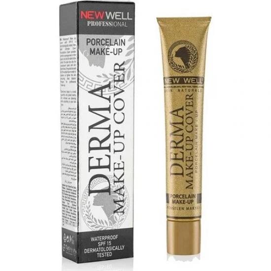 New Well Derma Makeup Cover Yoğun Kapatıcı Fondöten - 03 Silver X 3 Adet