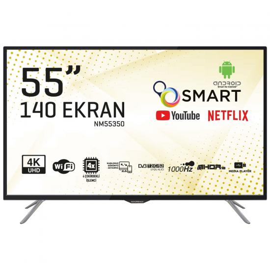 Nordmende NM55350 55’’ 140 Ekran Uydu Alıcılı 4K Ultra HD Led  TV