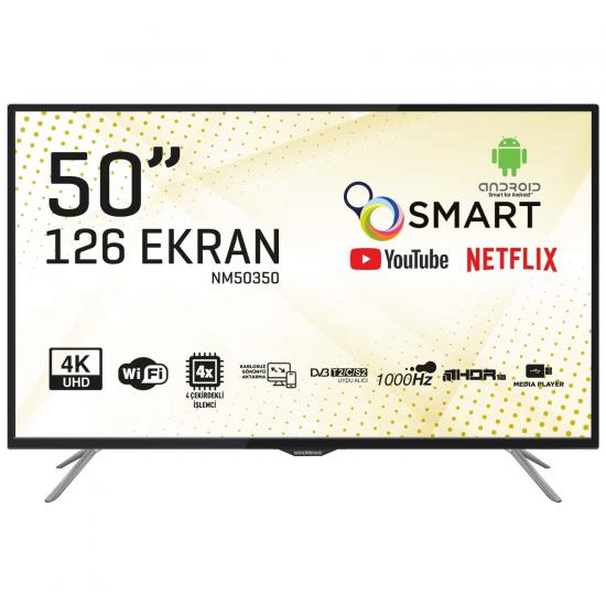 Nordmende NM50350 50” 126 Ekran Uydu Alıcılı 4K Ultra HD Smart LED TV