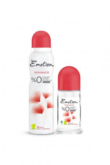 Emotion Romance  Deodorant 150ml & Roll On 50ml 2 Adet