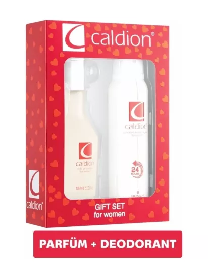 Caldion For Women EDT 100 ml + Deo Sprey 150 ml Kadın Parfüm Seti