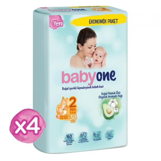 Babyone Bebek Bezi Eko Paket 152 Adet No: 2