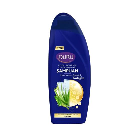 Duru Şampuan Kolajen & Aloevera & Mentol 500 Ml x 3 Adet