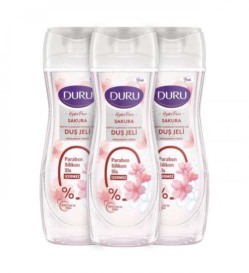 Duru Hydro Pure Sakura Duş Jeli 450ml X 3 Adet