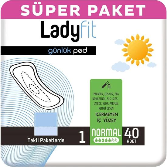Ladyfit Günlük Ped Süper Normal No:1 40 X 6 Adet