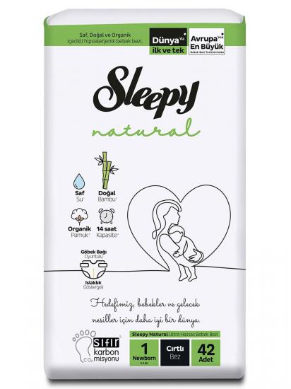 Sleepy Natural 1 Numara Yenidoğan 84’lü Bebek Bezi