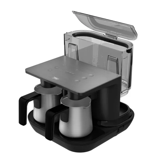 Beko TKM 8961 A Keyf Antrasit Çelik İkili Türk Kahve Makinesi