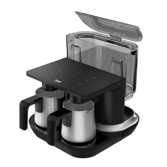 Beko TKM 8961 S Keyf Siyah Çelik İkili Türk Kahve Makinesi