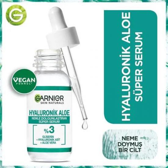 Garnier Hyaluronik Aloe Nemlendirici Ve Dolgunlaştırıcı Süper Serum 30ml