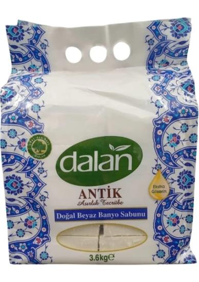 Dalan Katı Doğal Beyaz Sabun 180 gr x 20 Adet 3.6 kg