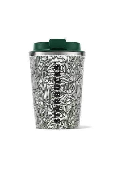 Starbucks® Paslanmaz Çelik Dalga Desenli Termos 355 ml