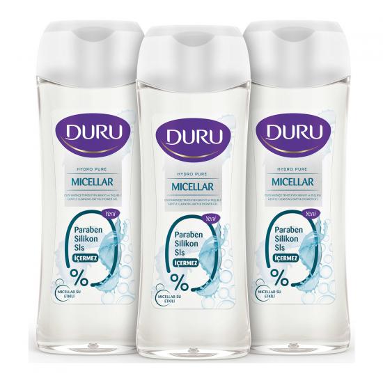 Duru Hydro Pure Micellar Duş Jeli 450 ml X 3 Adet