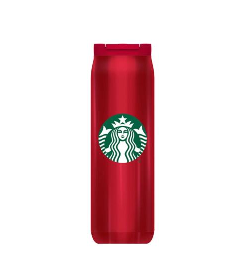 Starbucks ® Paslanmaz Çelik Termos - Kırmızı - 473 Ml 